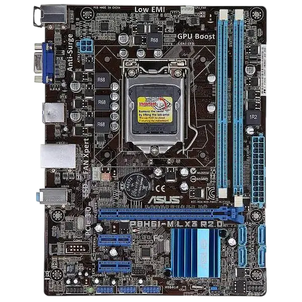 Материнська плата Asus P8H61-M LX3 R2.0 LGA 1155 (P8H61-M LX3 R2.0) Б/В - фото 4