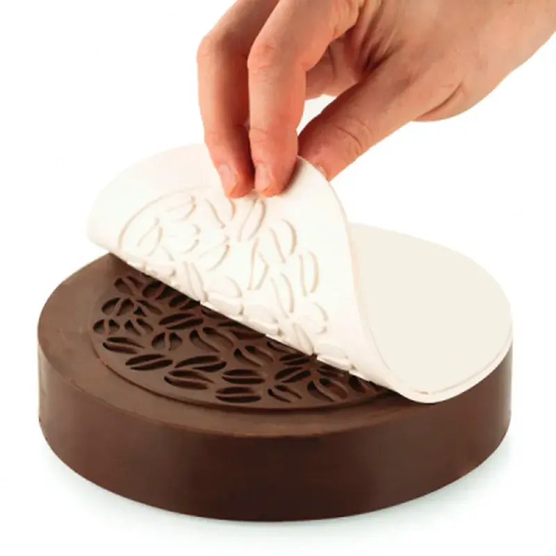 Кондитерський килимок Silikomart для декорування Чізкейк d 180 мм, h 1,5 мм (CHEESECAKE DECOR) - фото 3
