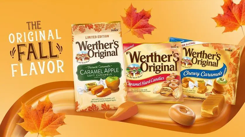 Цукерки Werther's Original Soft Harvest Apple Caramel Candy 243 г - фото 5