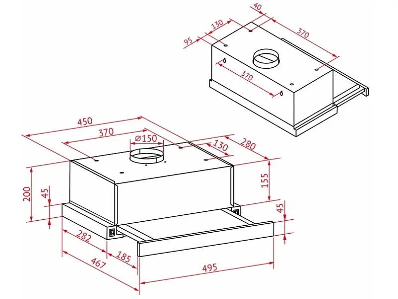 Вытяжка Perfelli TL 5212 BL 700 LED - фото 12