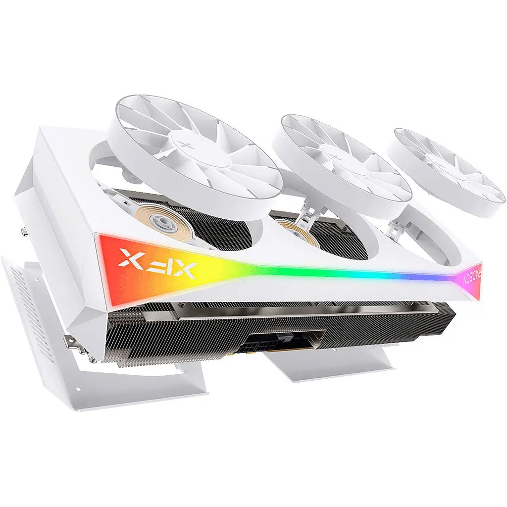 Видеокарта XFX Mercury AMD Radeon RX 9070XT OC Magnetic Air Edition with R GB White [RX-97TMARGW9] UA [130328] - фото 8