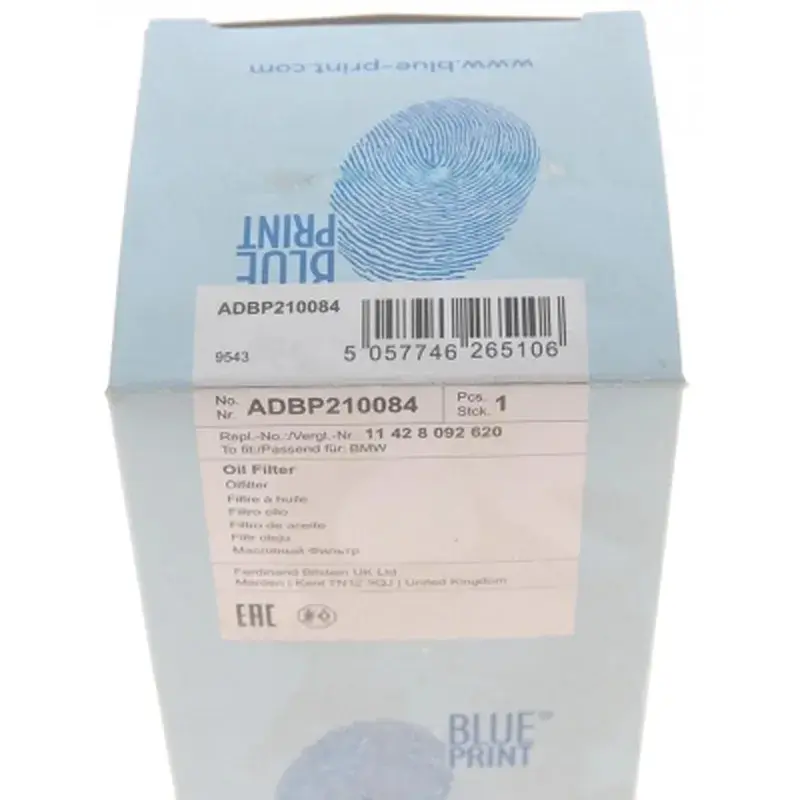 Фільтр масляний Blue Print ADBP210084 - фото 8