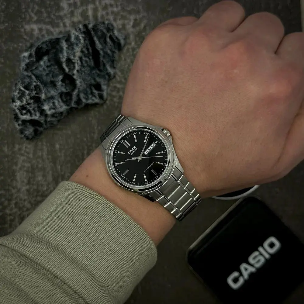 Чоловічий годинник Casio MTP-1239D-1A Сріблястий ( AT1141-0106 ) - фото 2