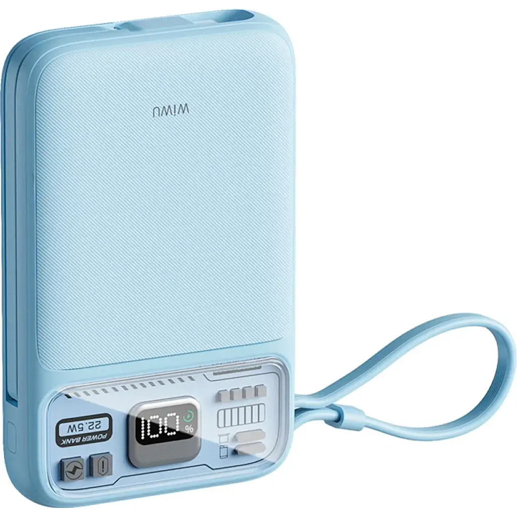 Внешний аккумулятор WiWU Wi-P016 10000mAh Blue [133059] - фото 3