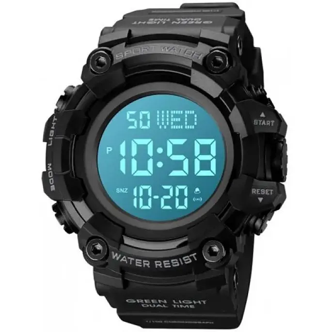 Годинник наручний чоловічий Skmei 1586 Black, 1586BK (17156) - фото 2
