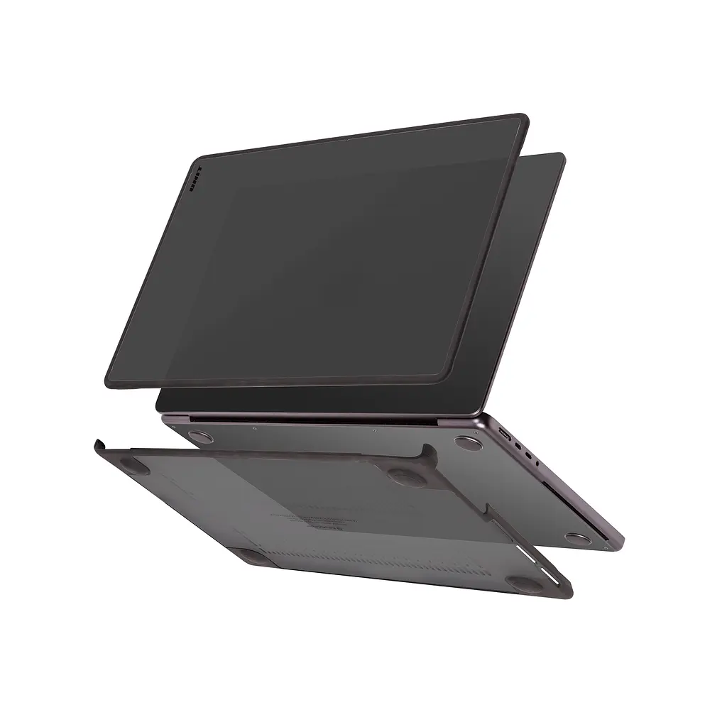 Чохол накладка для MacBook Air 15.3 M5/M4/M3/M2, чорна, Unit, з TPU+PC, протиударний, з вентиляційними отворами, відкритим доступом до всіх портів та роз"ємів, із захистом корпусу та від подряпин, ArmorStandart (ARM79469) - фото 10