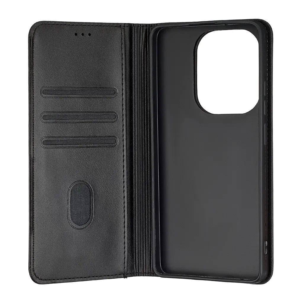 Чохол-книжка Premium Xiaomi Redmi Note 13 Pro 4G/Poco M6 Pro 4G Black - фото 2