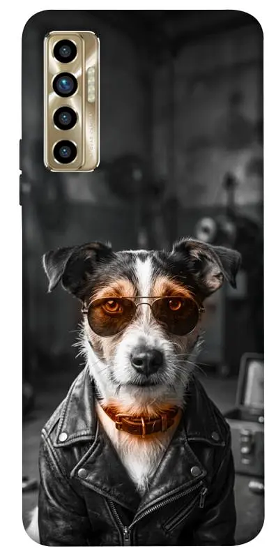 TPU чохол Demsky Jack rassel для TECNO Camon 17P
