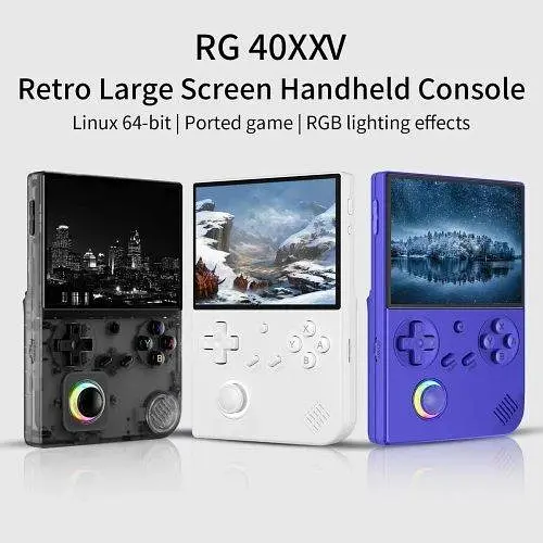 Портативна ігрова консоль Anbernic RG 40XXV 64GB Прозорий чорний - фото 4