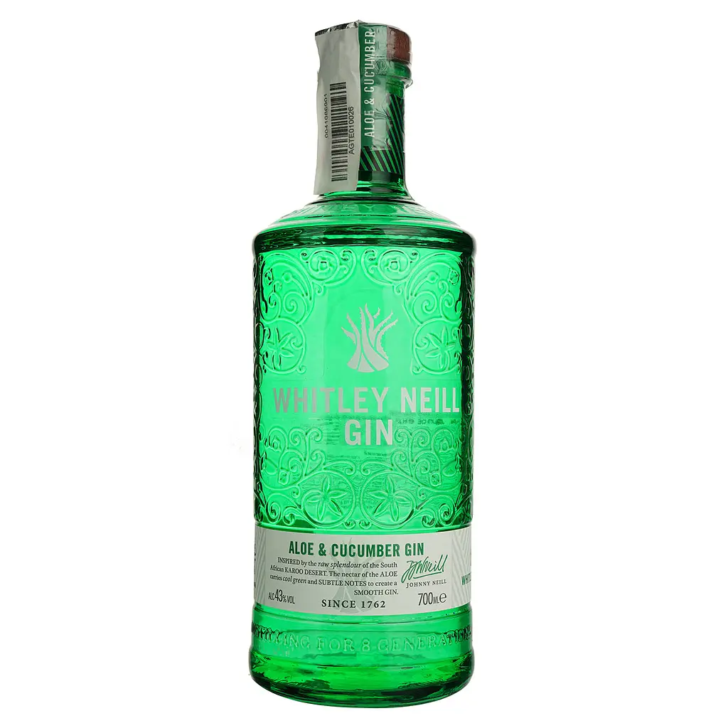 Джин Whitley Neill Aloe & Cucumber, 43%, 0,7 л - фото 2