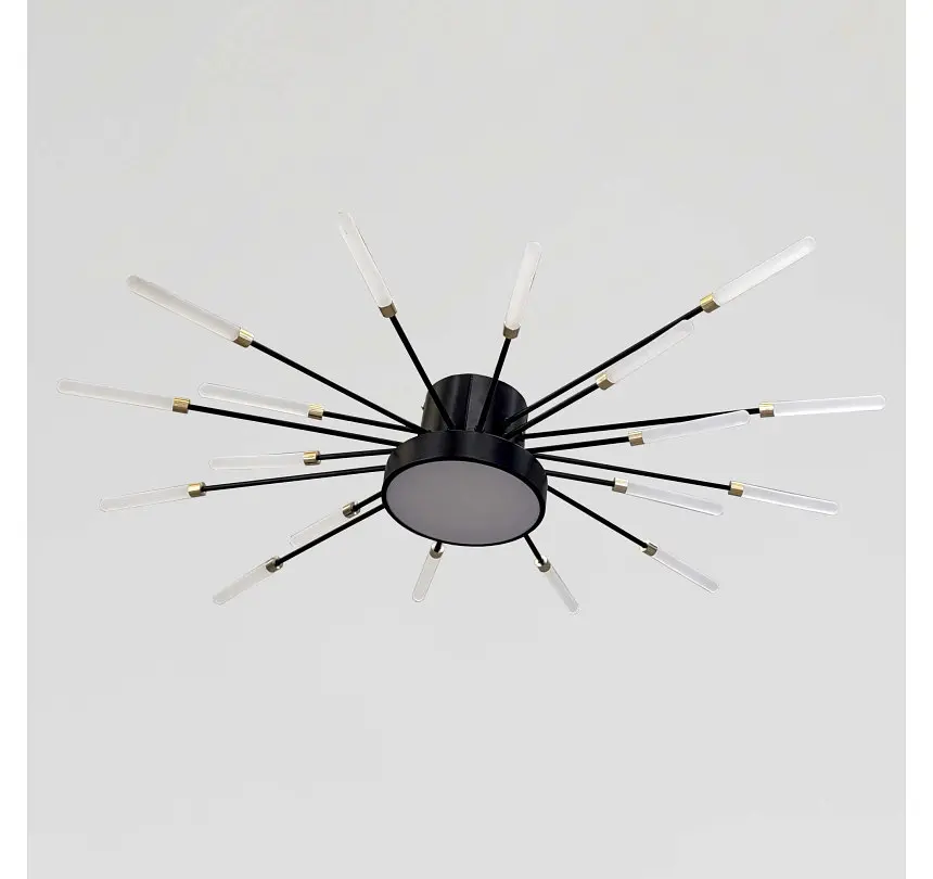 Світлодіодна люстра стельова Artlight 6472/18, 16 Вт, чорна - фото 3