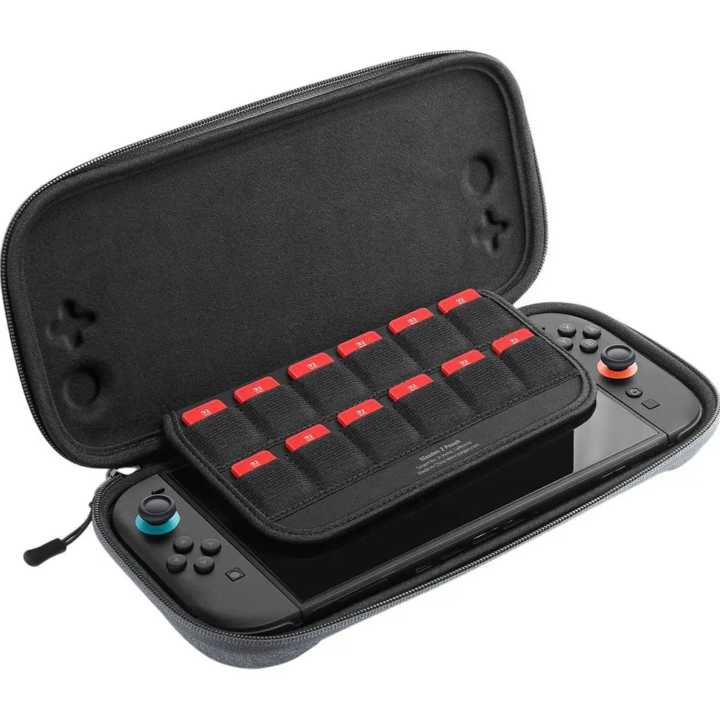 Кейс-чохол Spigen Klasden 2 Pouch для Nintendo Switch 2 Charcoal Gray (AGP10197) - фото 2