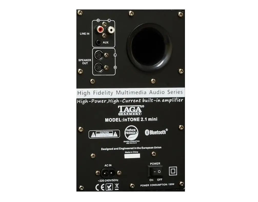 Мультимедійна акустична мінісистема TAGA Harmony inTONE 2.1 mini Wenge - фото 2