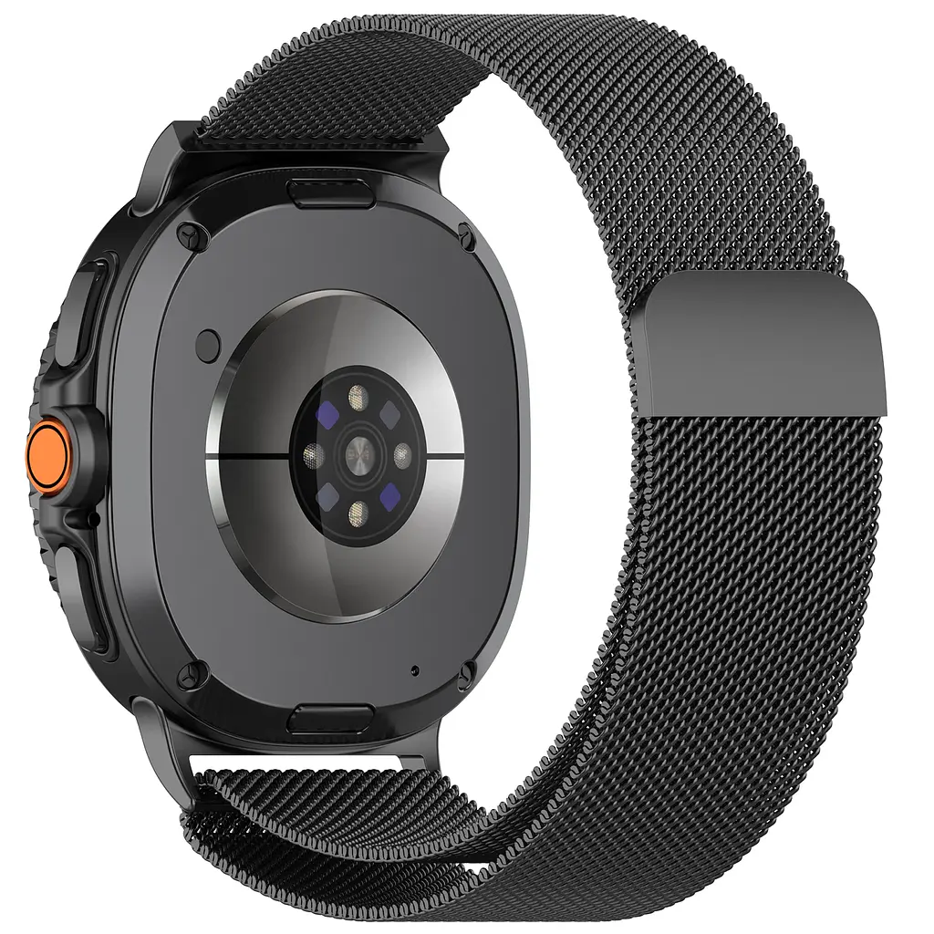 Ремінець металевий для смарт-годинника Google Pixel Watch 40,44,46 mm, Milanese Magnetic, сірий, міланська петля, браслет на магнітній застібці, сумісний з годинником Google Pixel Watch, для моделей з розміром корпусу 40,44,46 мм - фото 2