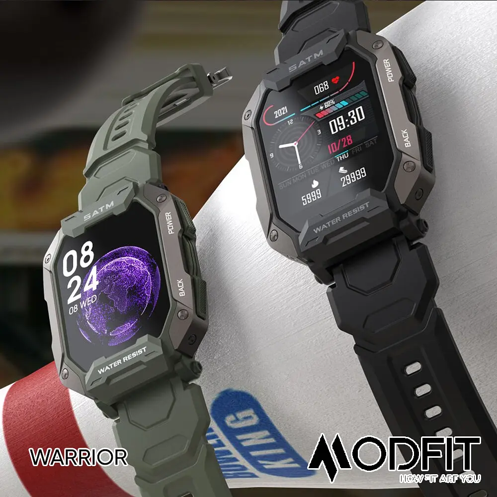 Наручные часы мужские Warrior All Black Modfit acs0029733 - фото 9