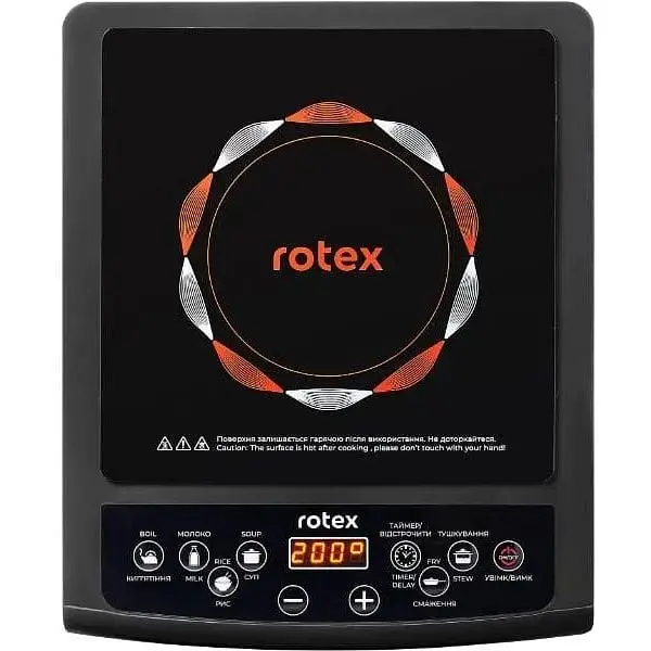 Настольная индукционная плита Rotex RIO215-G одноконфорочная 1400 Вт - фото 2