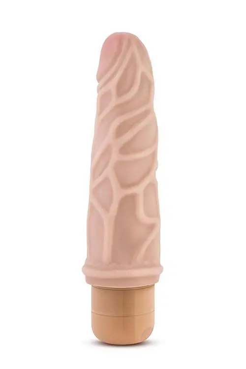 Вібратор Blush Mr. Skin Cock Vibe 19.7 см тілесний - фото 3