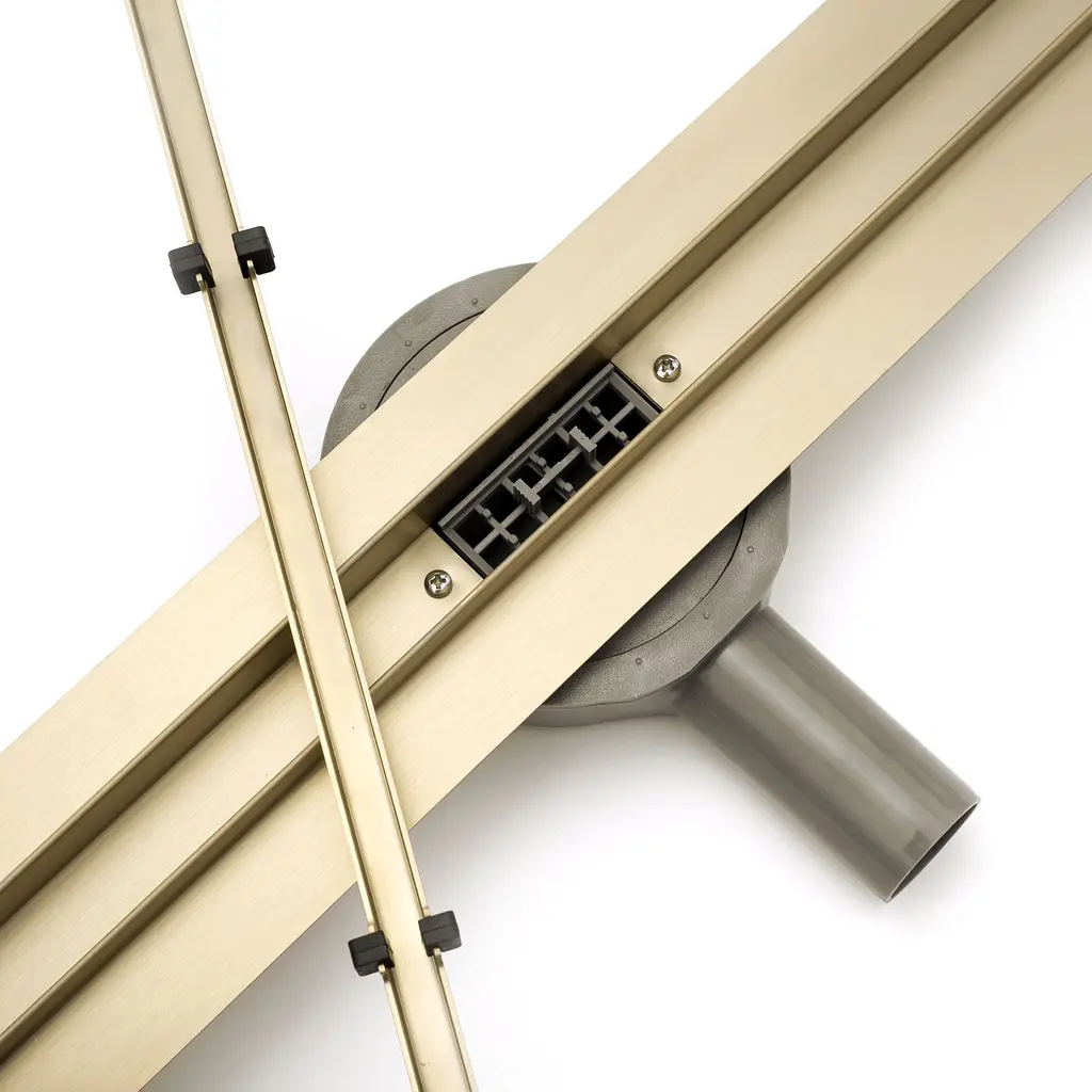 Душовий канал Rea Neo Slim Pro gold 90 см REA-G8016 - фото 7