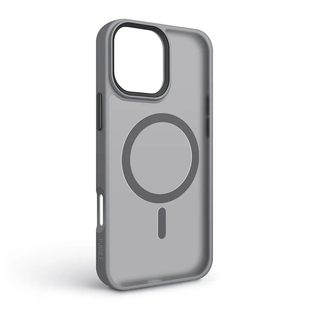 Чехол для Apple iPhone 16 Pro Max, Uniq MagCase, серый, противоударный, панель-накладка с магсейф, ударопрочный TPU+PC, с магнитом MagSafe, поддержка полноценной беспроводной зарядки, ArmorStandart (ARM79511) - фото 2