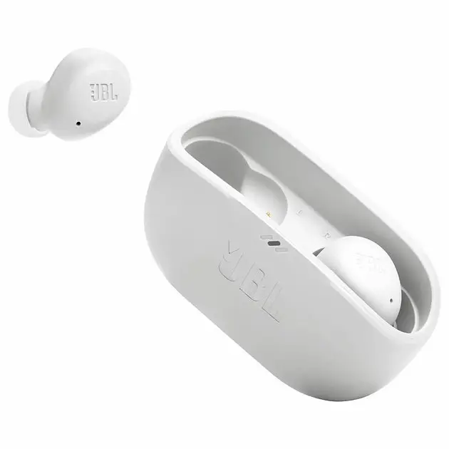 Навушники TWS JBL Wave Buds White (JBLWBUDSWHT) - фото 2