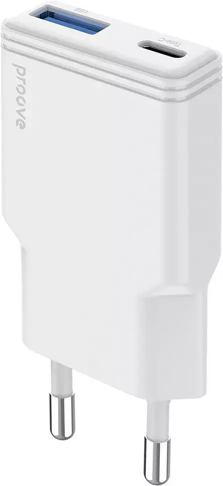 Зарядний пристрій Proove Slender Type-C + USB 30W white (WCSL30110002) - фото 2