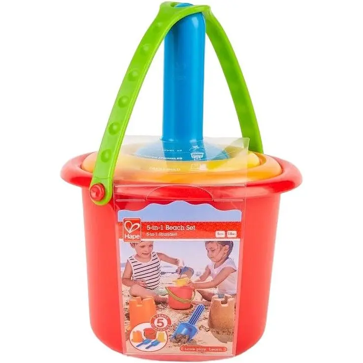 Набор для песочницы Hape 5 в 1 (E4053) - фото 3