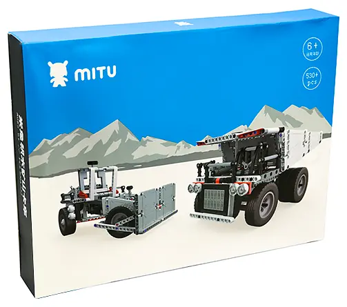 Конструктор Xiaomitu ONEBOT Truck Builder Grey MTJM01IQI 530 деталей - фото 7