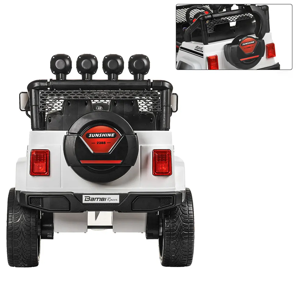 Дитячий електромобіль-джип Bambi Racer M 3237EBLR-1 до 30 кг - фото 3