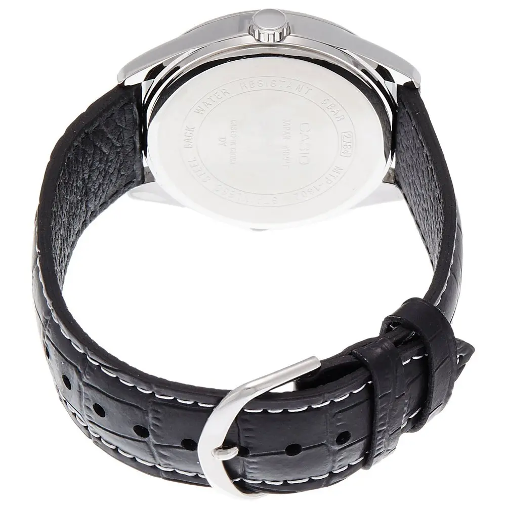 Годинники наручні чоловічі на шкіряному ремінці оригінальні Casio Collection MTP-1302PL-1AVEF (модуль №2784) - фото 7