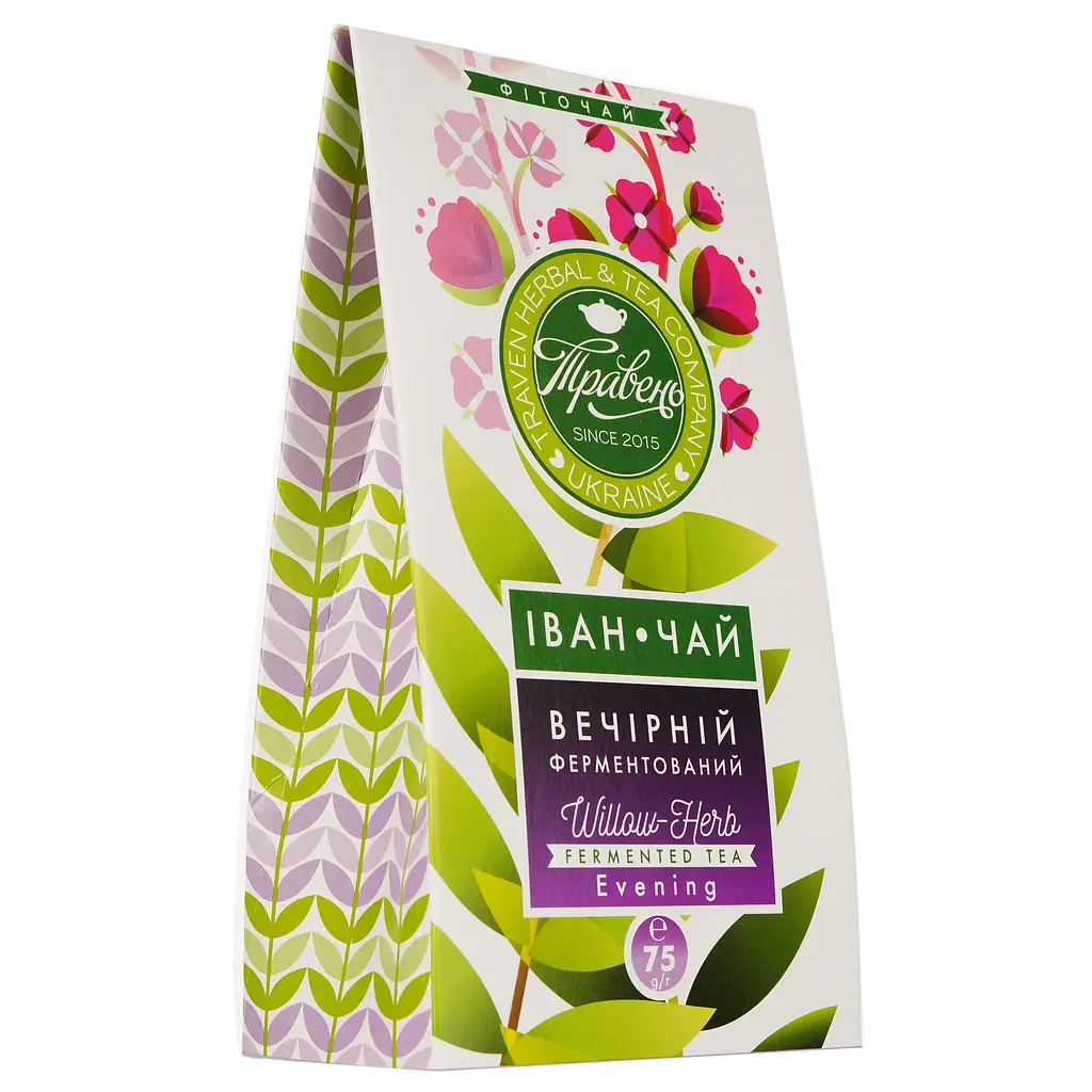 Фіточай Травень Іван-чай Вечірній, ферментований, 75 г) - фото 2