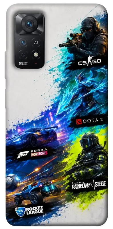 TPU чохол Demsky Full Throttle для Xiaomi Redmi Note 11 Pro 4G/5G