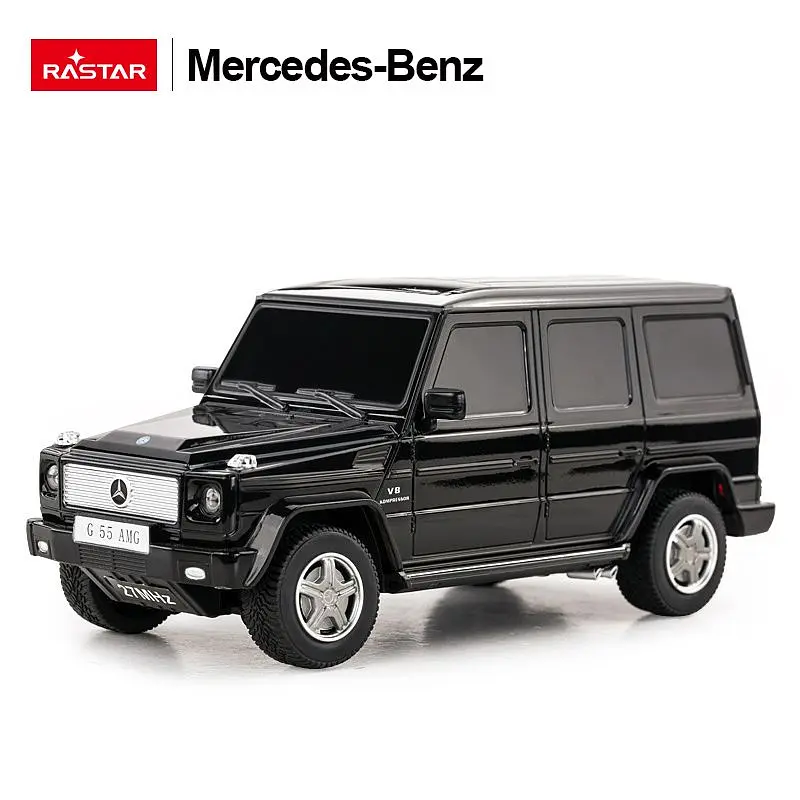 Машинка Rastar Mercedes G55 на управлении 1:24 черный 30500 - фото 2
