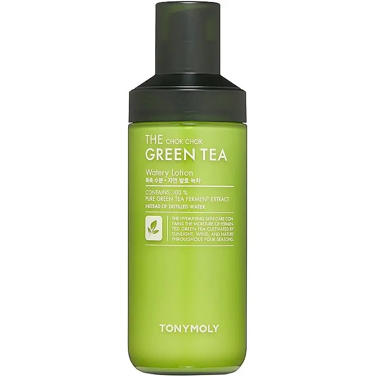 Лосьйон для обличчя Tony Moly The Chok Chok Green Tea Watery Lotion Зелений чай, 160 мл - фото 2