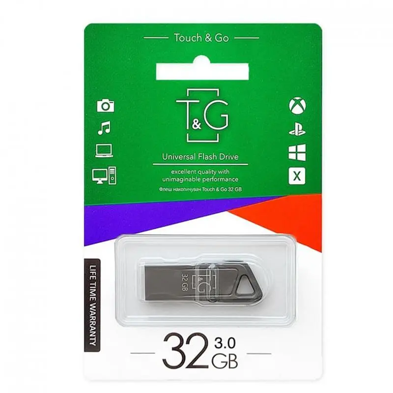 Флеш-накопичувач USB 32GB T&G 114 Metal Series (TG114-32G3) - фото 2