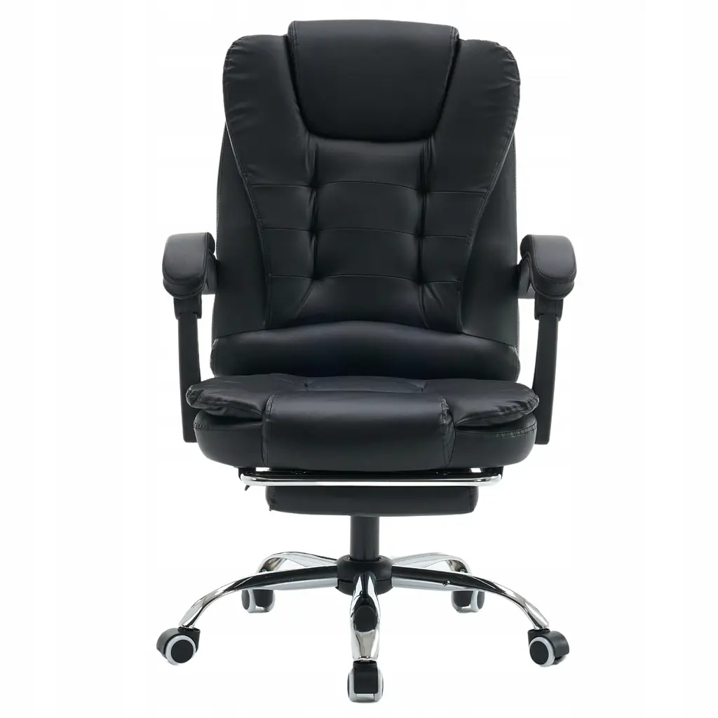 Офисное кресло с подставкой для ног Hanert Ergo Black - фото 4