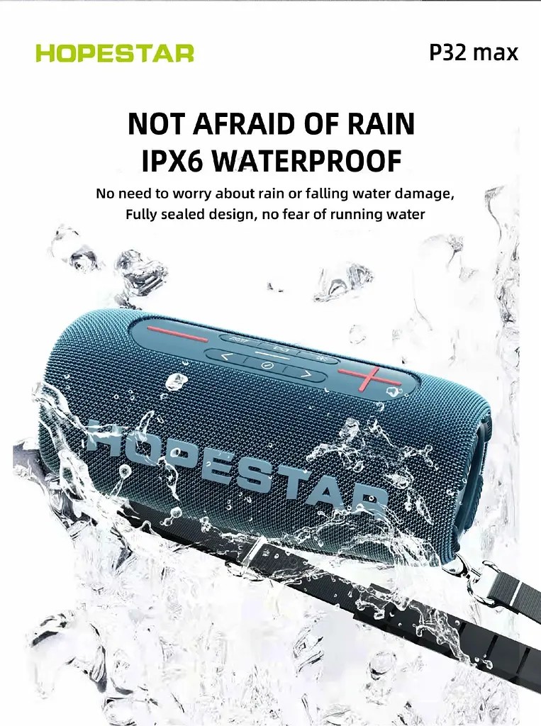 Портативна колонка Hopestar P26 Pro з Bluetooth з потужним звуком (43427-P26PRO_1155) - фото 5