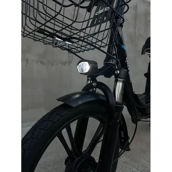 Электровелосипед Green Giant U18" 600W 48V 16Ah + складной багажник сиденье черный - фото 4