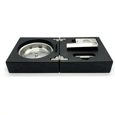 Пепельница для сигар Oak Wood Black Matte - фото 2