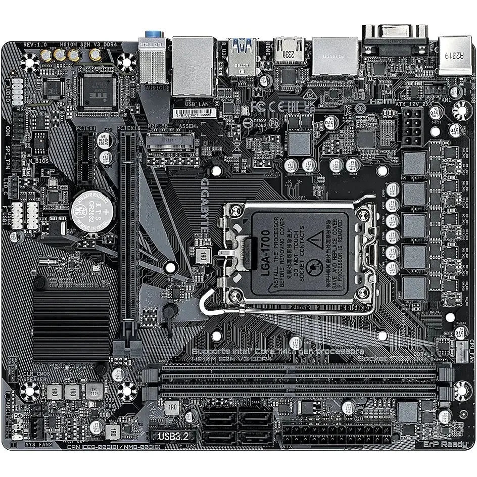 Материнская плата Gigabyte H610M S2H V3 DDR4 Socket 1700 - фото 4
