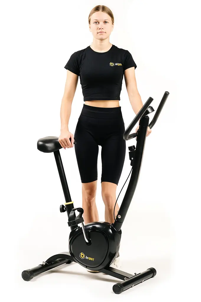 Велотренажер Besport BS-1430 EasyRide чорно-жовтий - фото 8