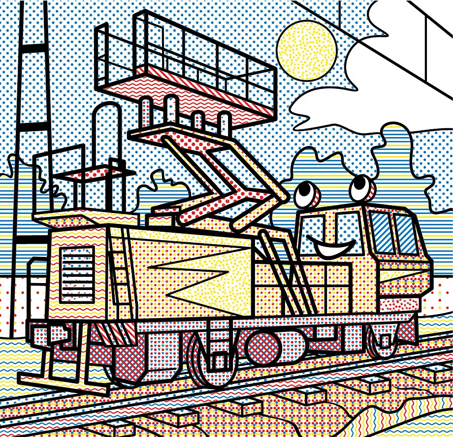 Водяна розмальовка Кристал Бук Залізнична техніка, 8 сторінок (F00026462) - фото 2