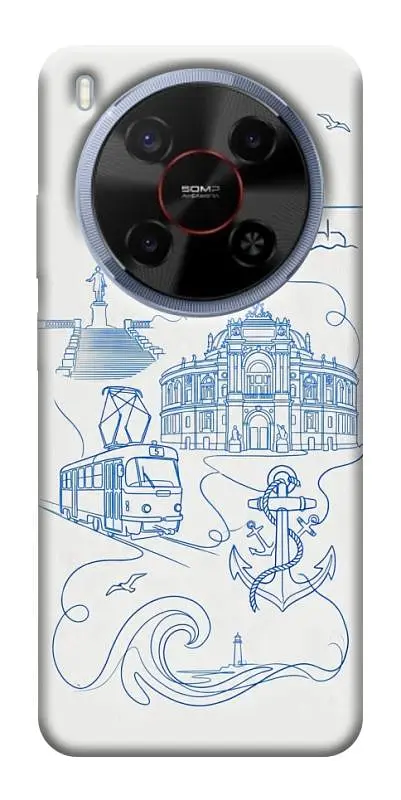 TPU чохол Demsky Southern pearl для ZTE Nubia V70 Max