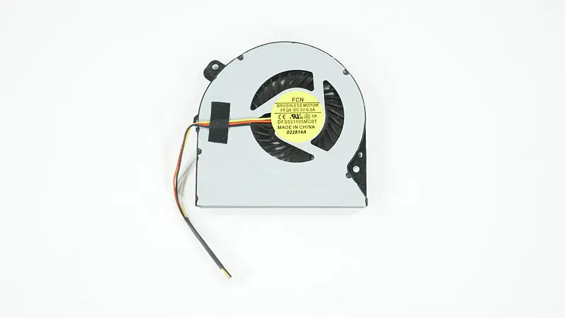 Вентилятор для ноутбука ASUS X550DP DC 5V 0.5A 3pin (BRUSHLESS DFS531105MC0T 13NB01N1AM0102) (Кулер) - фото 2