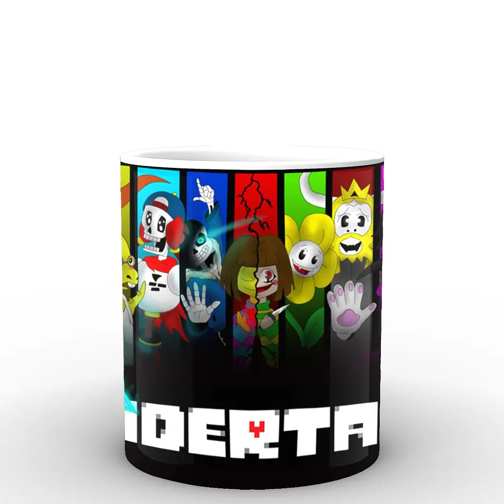 Кухоль GeekLand Undertale Андертейл постер UT.02.016 330 мл білий - фото 2