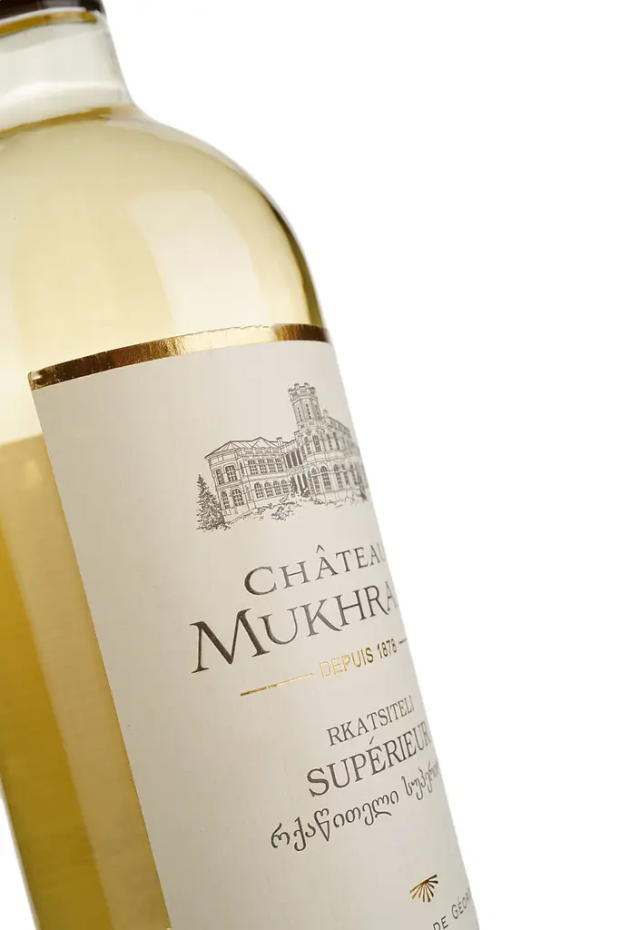 Вино Chateau Mukhrani Rkatsiteli Superieur, белое, сухое, 13,5%, 0,75 л (560973) - фото 3