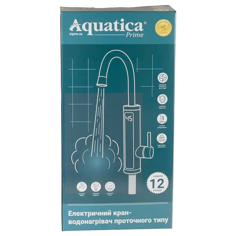 Проточний водонагрівач Aquatica s89 3.3кВт для кухни (9789113) - фото 7