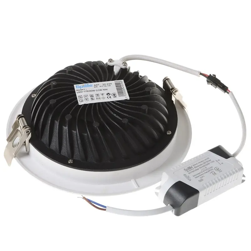 Потолочный светильник Brille LED-176/20W COB NW врезной (32-234) - фото 2