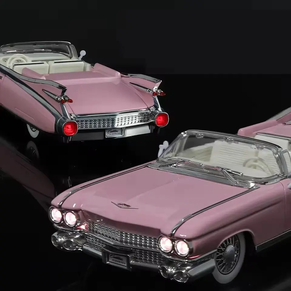 Колекційна металева модель автомобіля АвтоЕксперт Cadillac Eldorado Biarritz 1959 року з інерцією, світлом та звуком 1:24 - фото 2