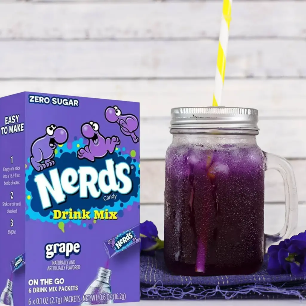 Порошковий напій Nerds PwdMix Grape 6 стіків 16.2 г - фото 7