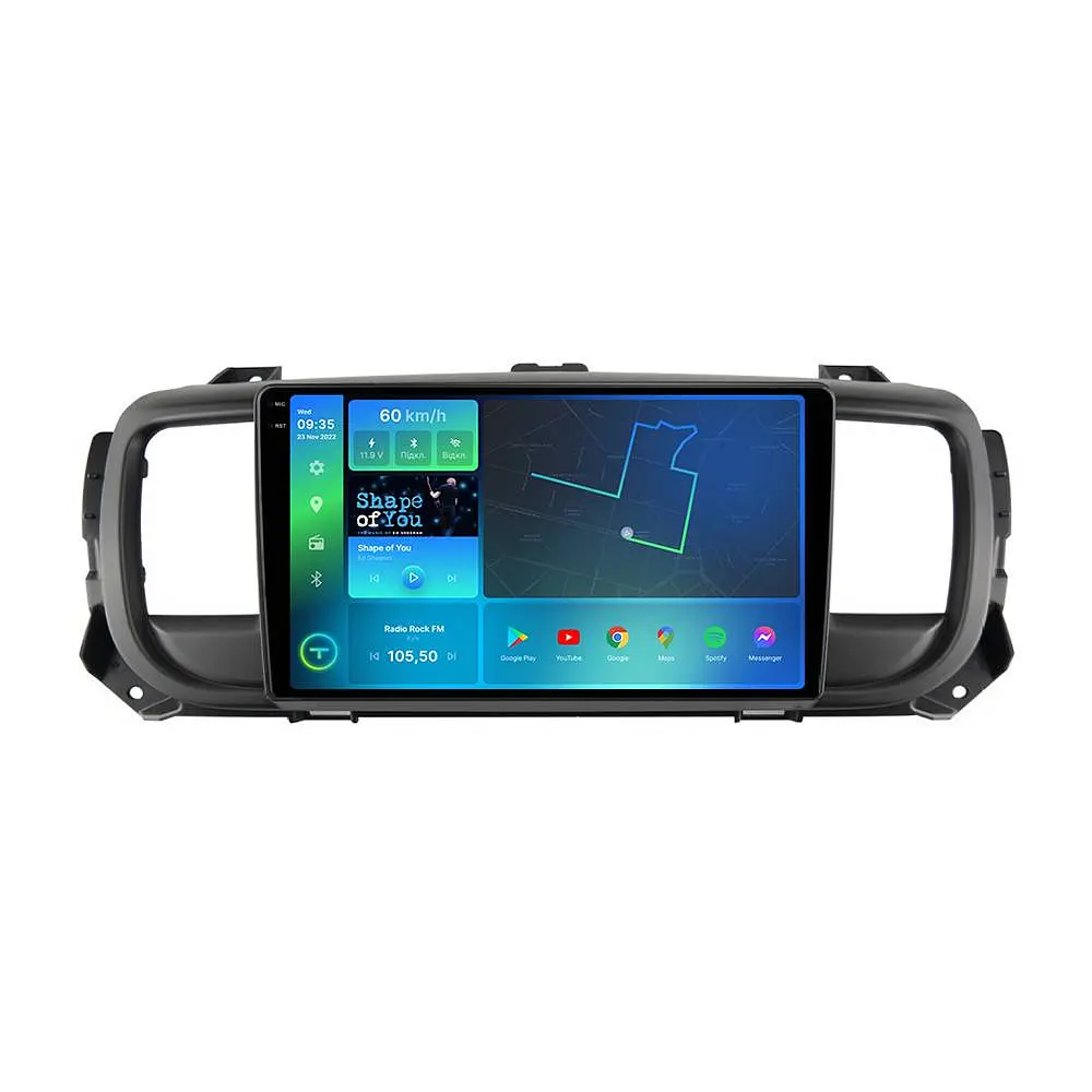 Штатна магнітола TORSSEN Citroen Jumpy/SpaceTourer 16+/Expert 16+/Vivaro 19+ FL9 4+64Gb 4G Carplay